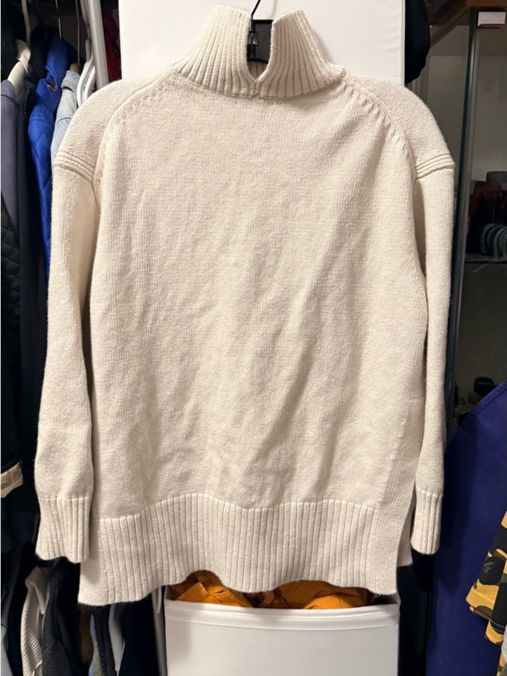 H&M Cream Ribbed Knit Sweater - Picture 2 of 6